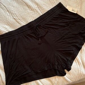 Stars Above by Target Soft Black Sleep  Shorts-2X